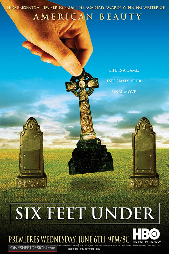 Six Feet Under promo ad poster design Portfolio