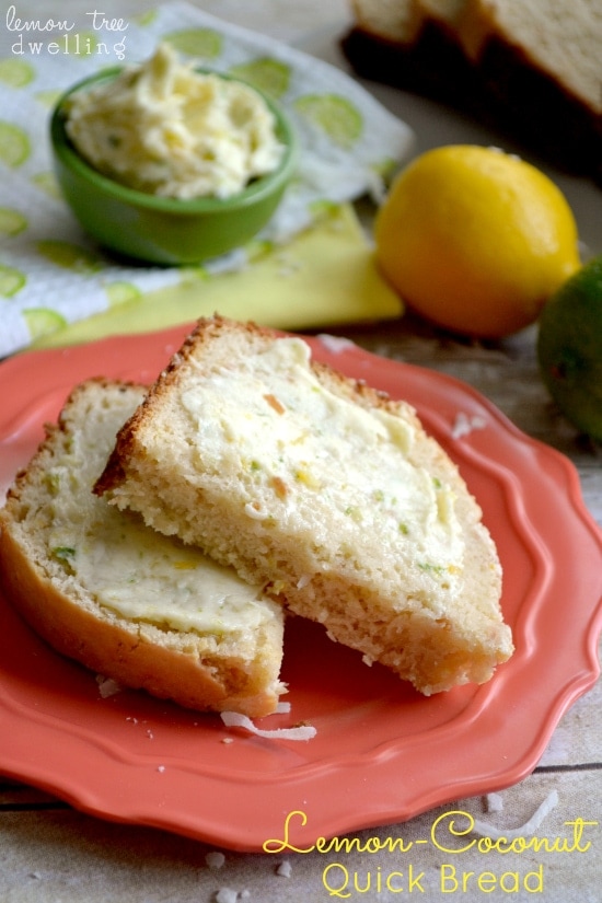 LemonCoconut Quick Bread (a kidfriendly breakfast!)