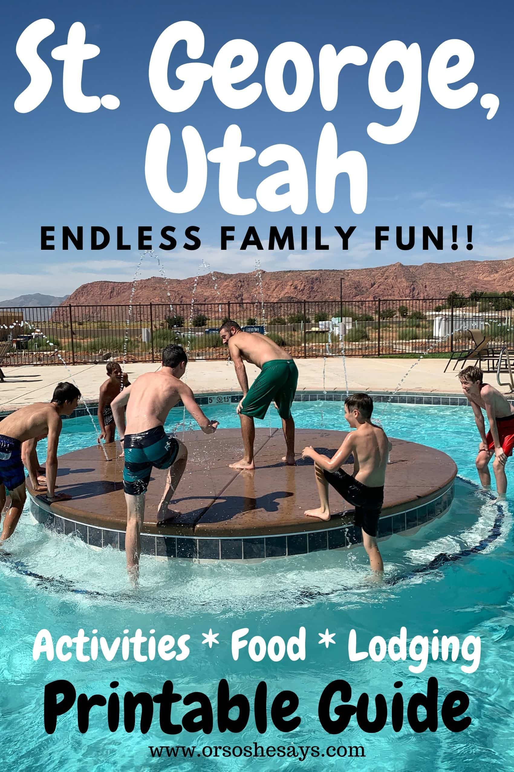The BEST 2021 Family Vacation in St. Utah