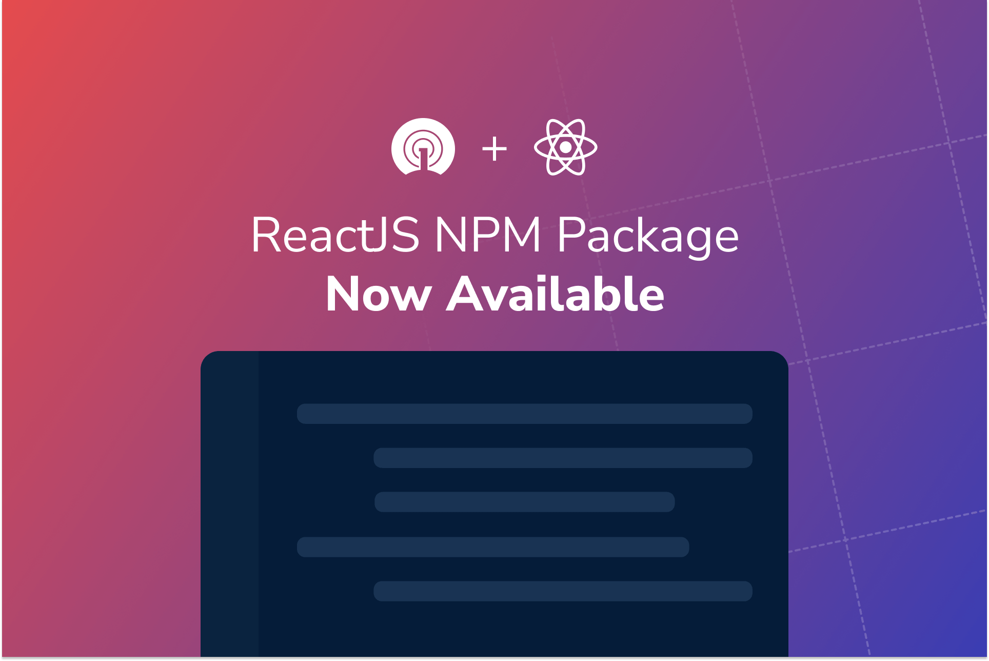 Now Available OneSignal ReactJS NPM Package