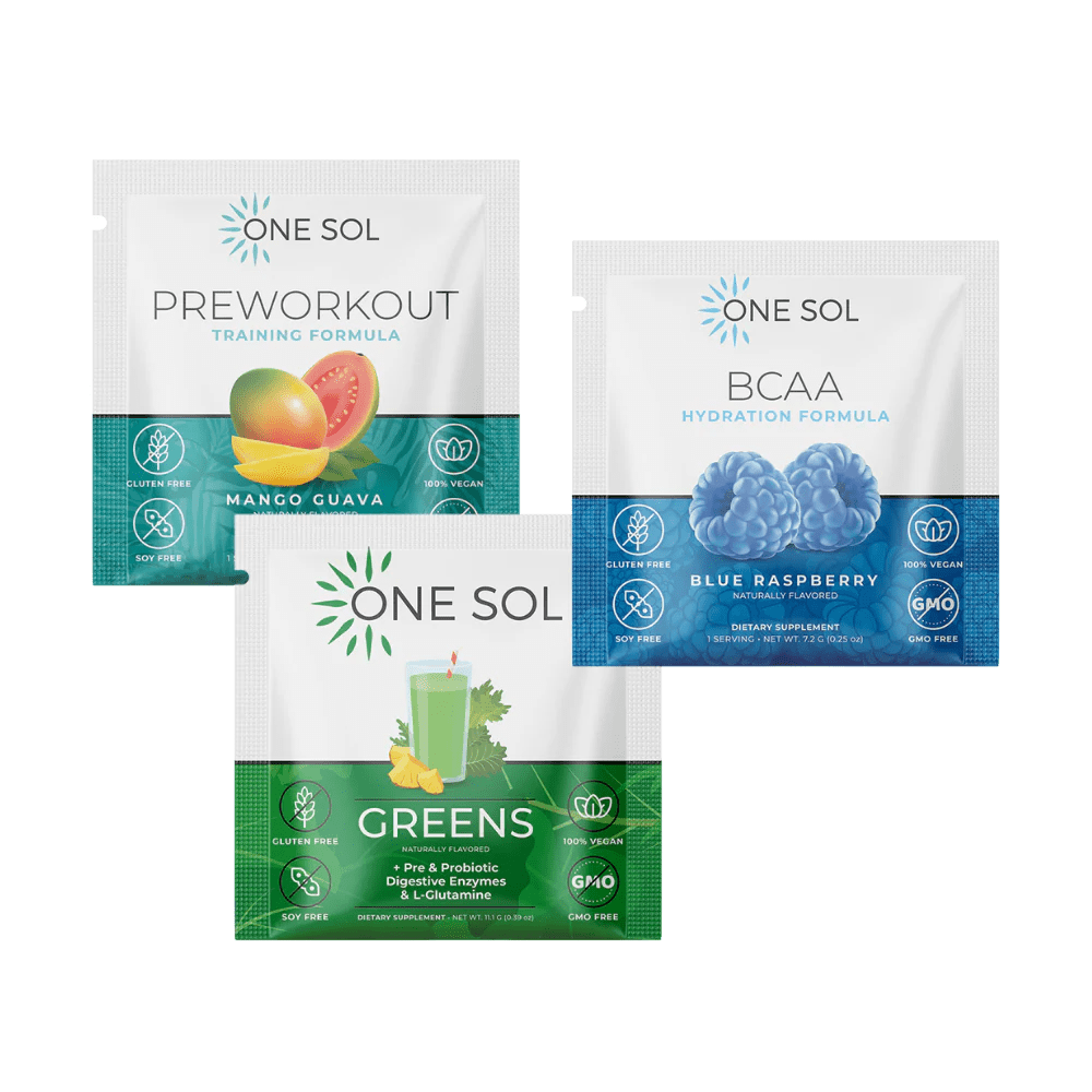 One Sol Variety Sample Kit ONE SOL™ Natural Plant Based Supplements