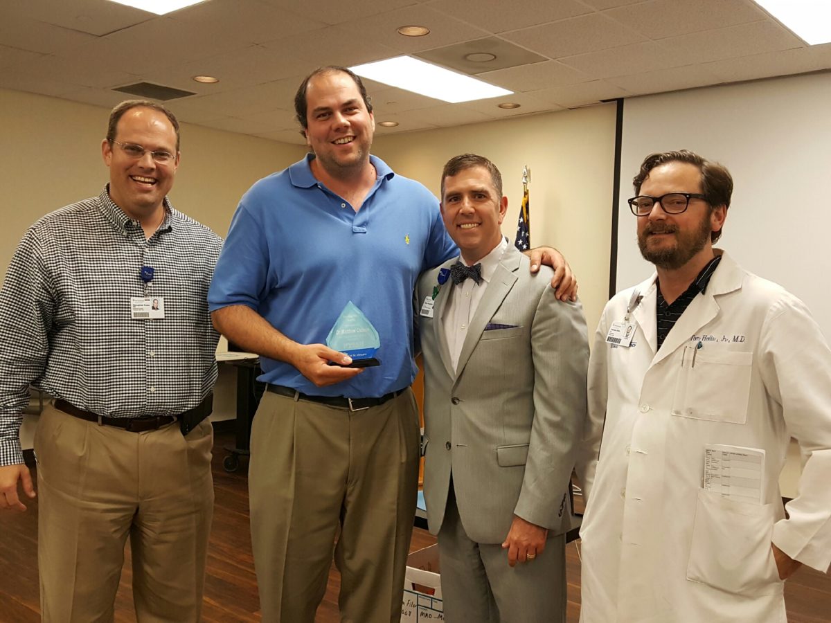Dr. Matthew Osborn Recognized as a Service Hero at Hot Springs One