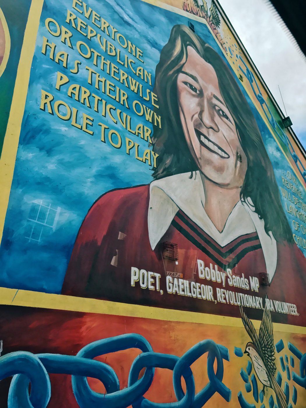 Catholic murals in Belfast One Step 4Ward