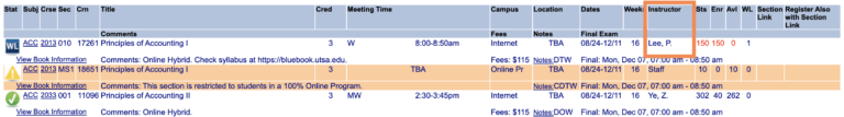utsa final exam schedule spring 2023 Class Schedule UTSA One Stop