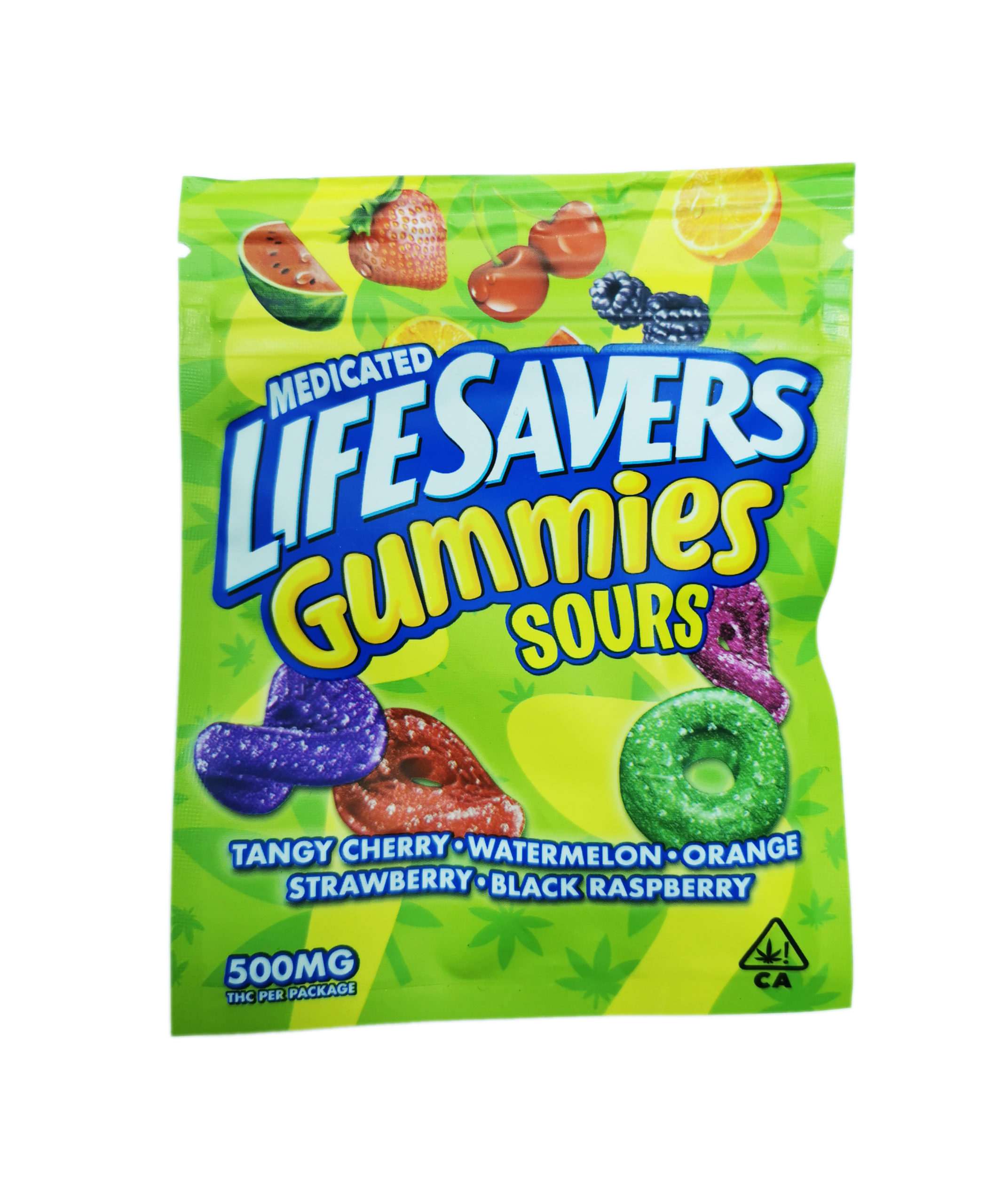 Life Saver Gummy Sours 500mg THC One Stop Bud Shop