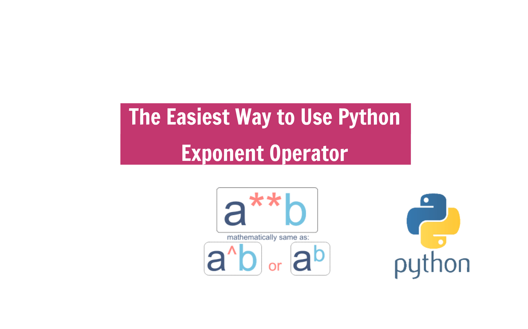 Exponent Symbol In Python