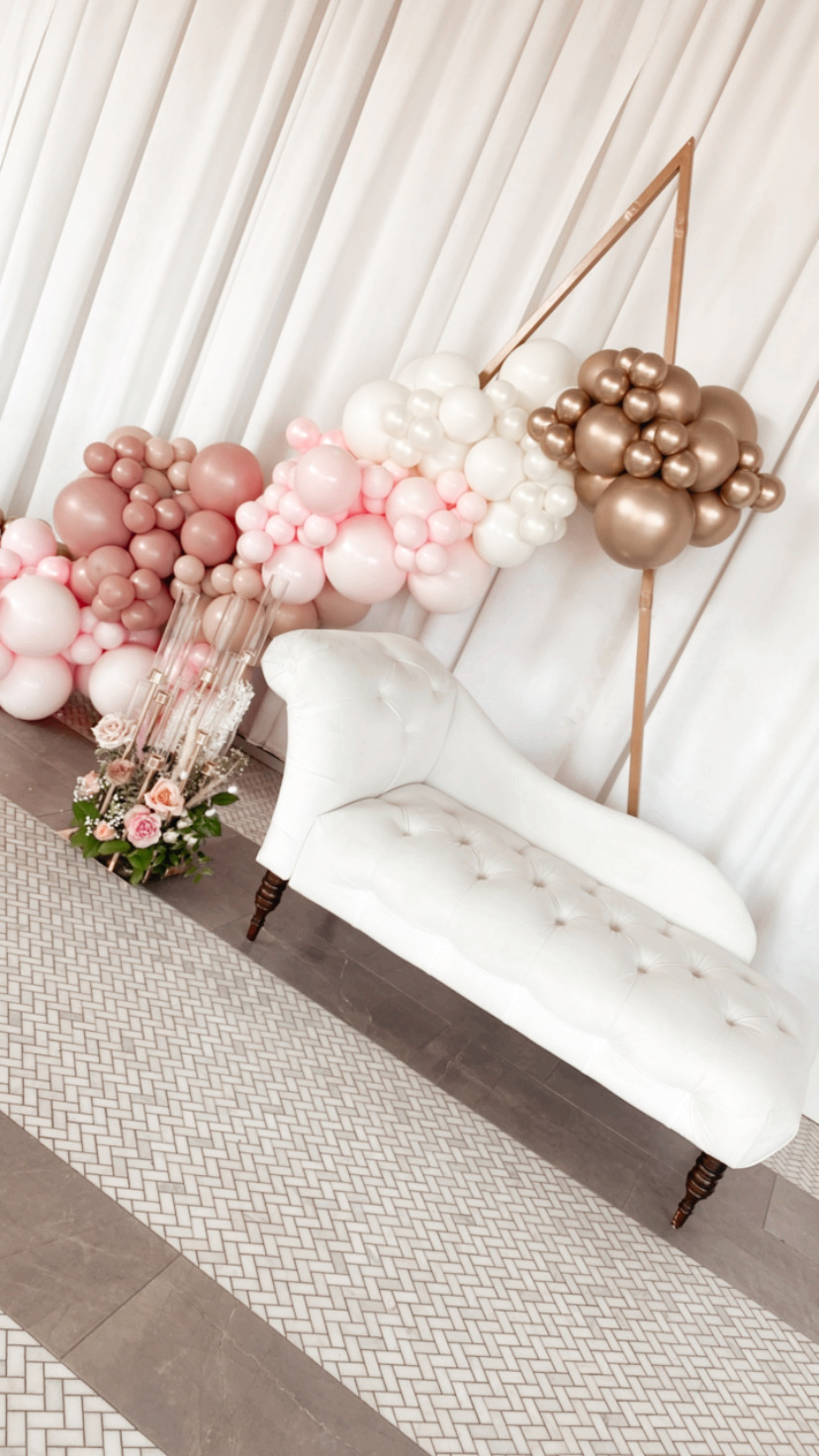 Velvet Chaise Lounge Ivory White One Stop Hop Party Rentals