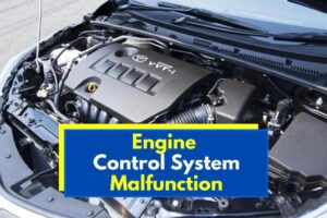 Engine Control System Malfunction in Toyota (C1201 + More)