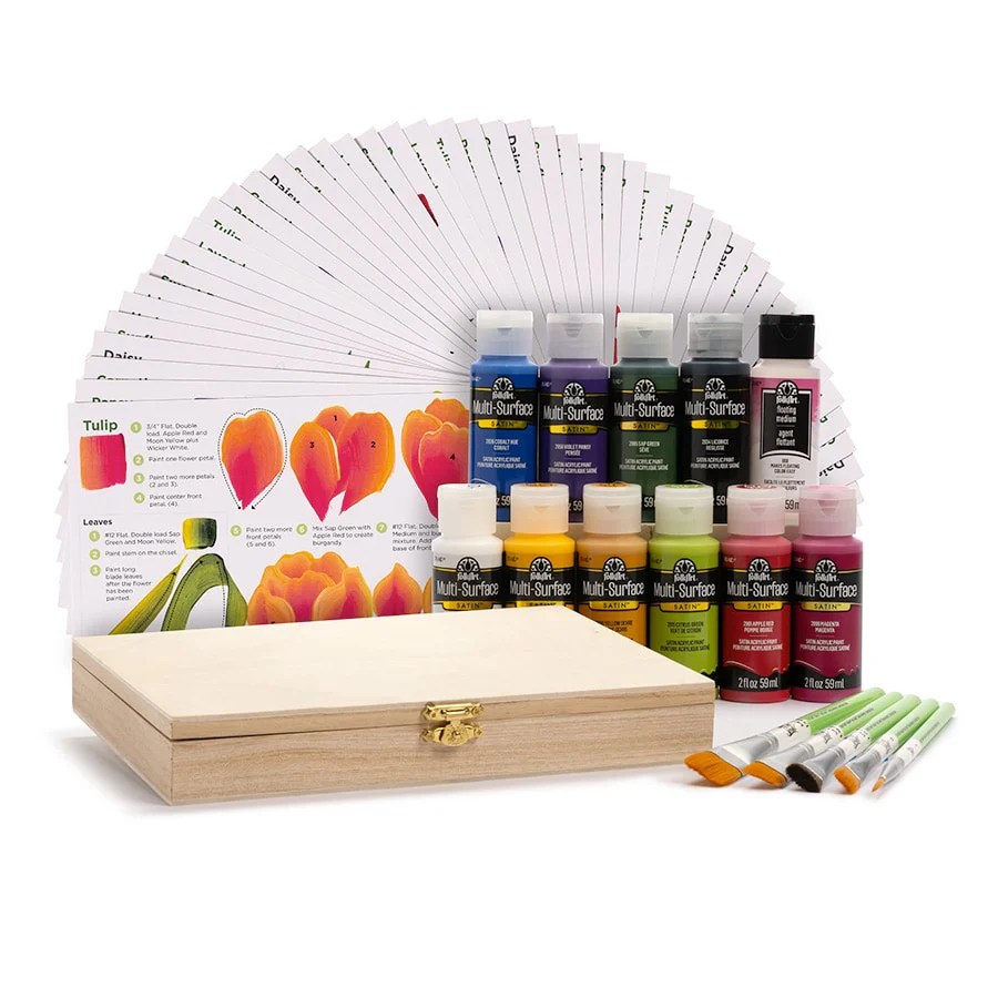 One Stroke A to Z of Floral Painting Kit Let's Paint 2023 with Donna Dewberry U