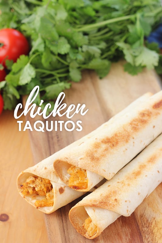 Baked Chicken Taquitos One Sweet Appetite