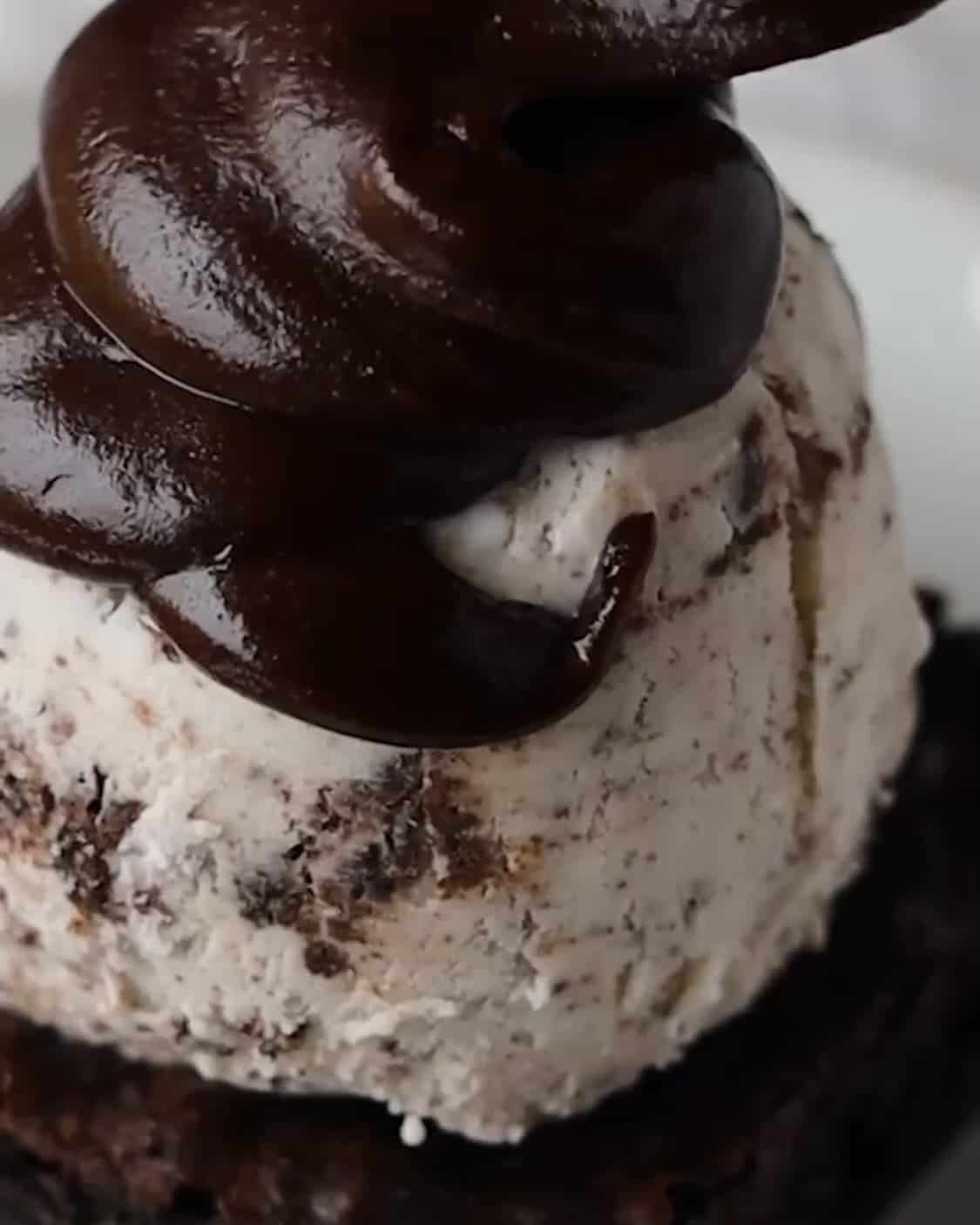 Chocolate peanut butter hot fudge One Sweet Mama