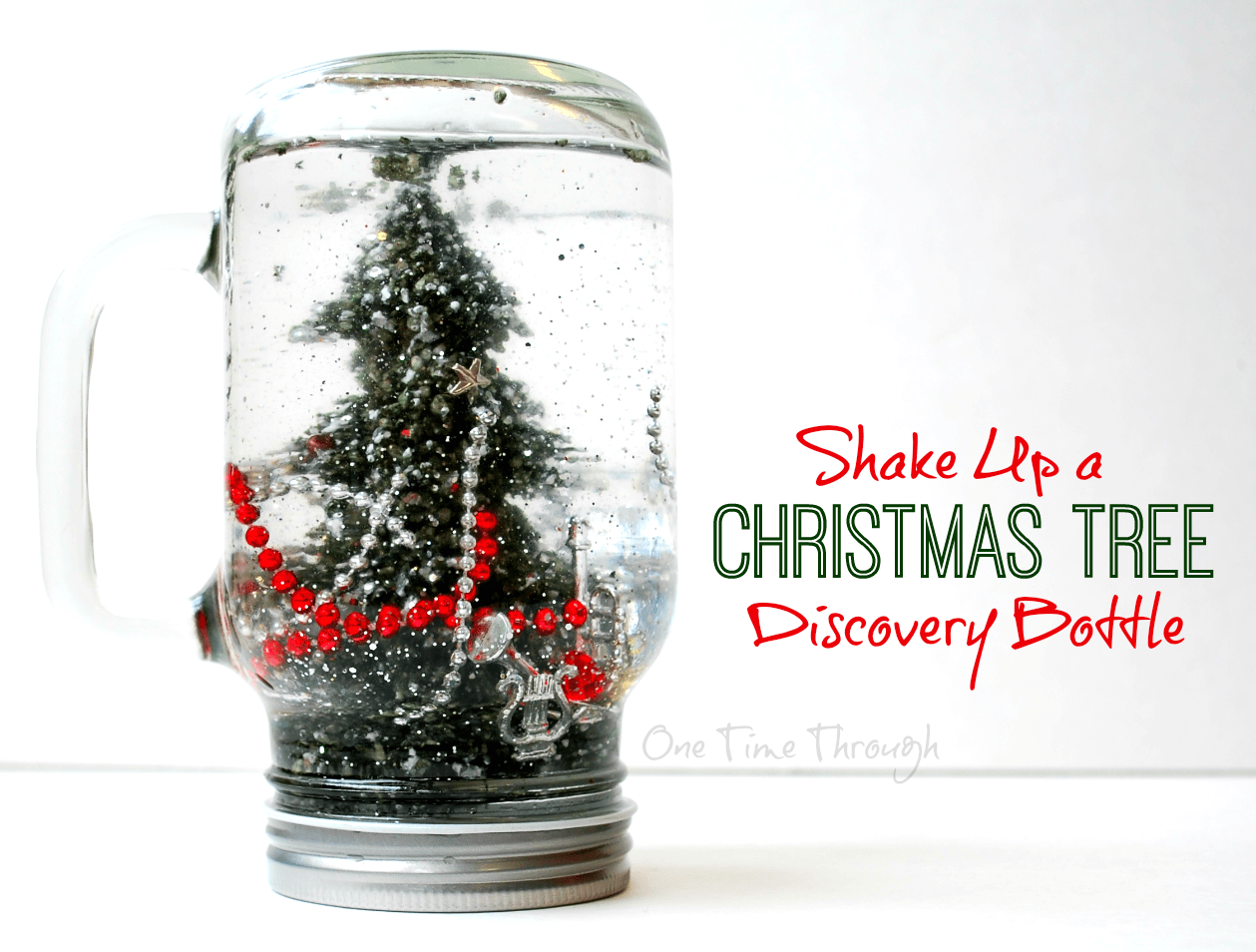 Shake Up a Christmas Tree Discovery Bottle One Time Through