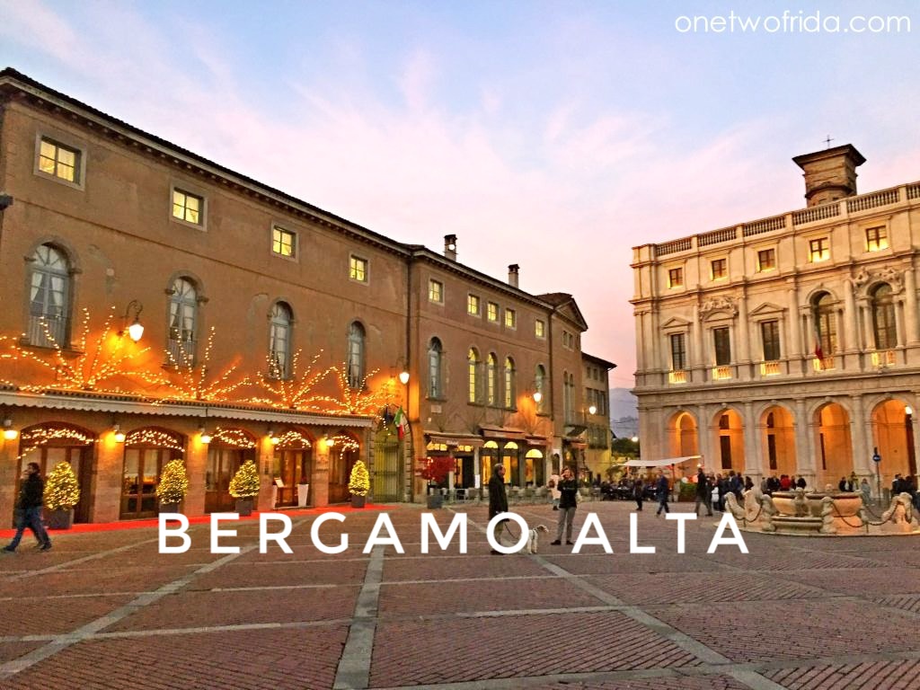 Bergamo Alta itinerario a piedi One Two Frida