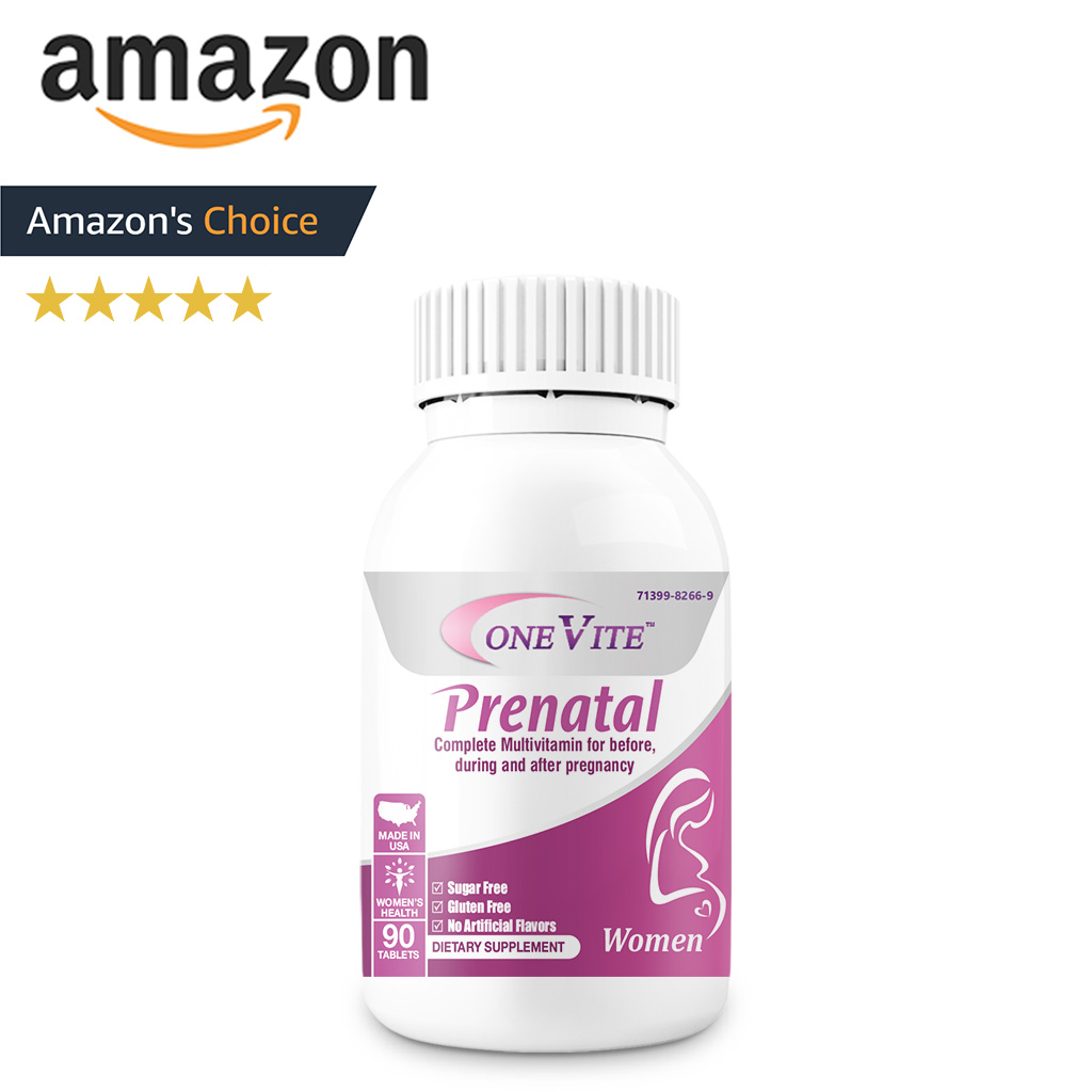 OneVite Prenatal Multivitamin for Women, OneVite 90 Count, with Iron
