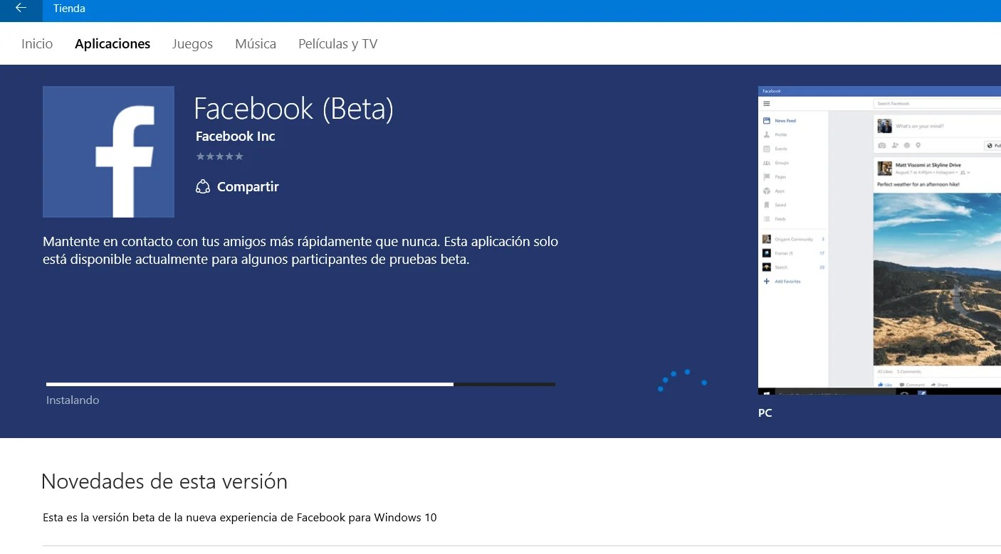 Facebook Apps on Google Play