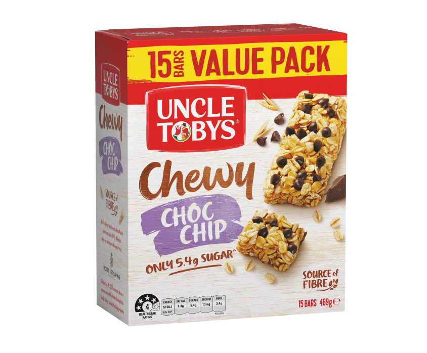 UNCLE TOBYS MUESLI BARS CHOC CHIP 15 PACK Best Price in Sri Lanka Onex.lk