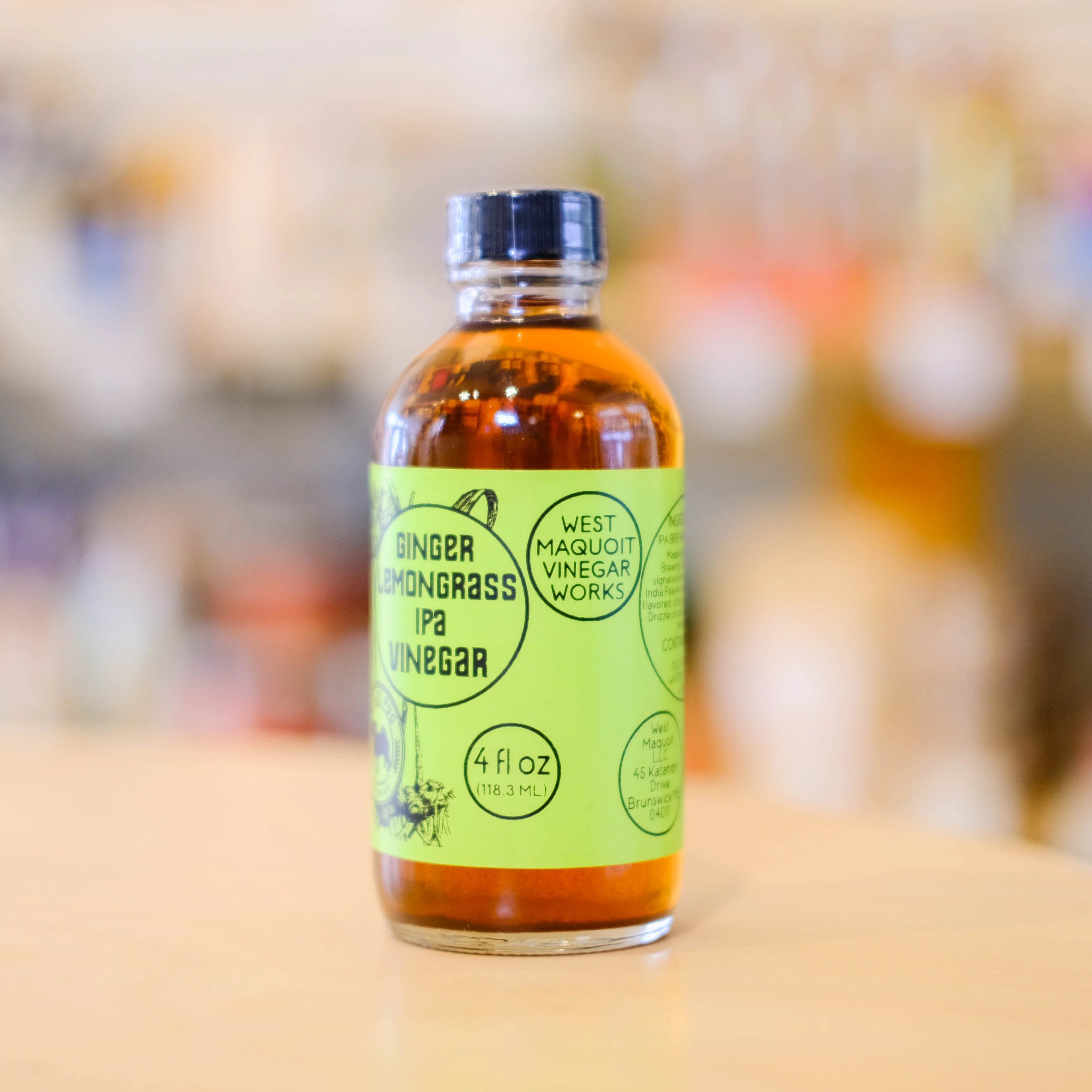 West Maquoit Vinegar Works Ginger Lemongrass IPA Vinegar Onggi