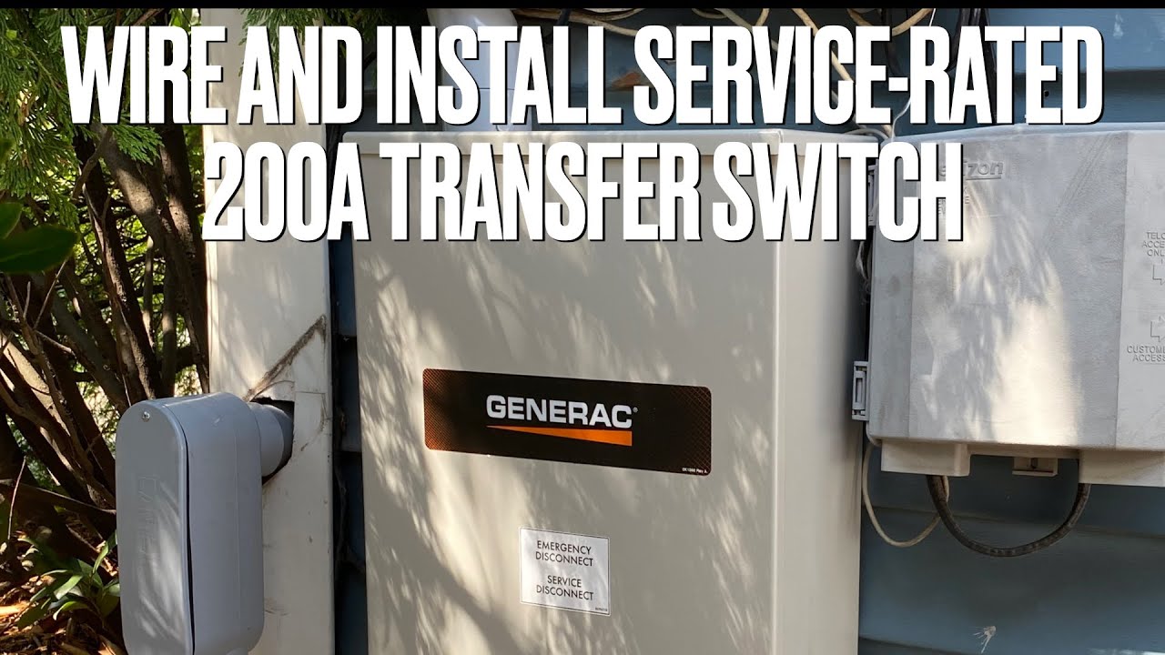 Generac Model 7043 Standby Generator Installation Part 1 Generac 7043
