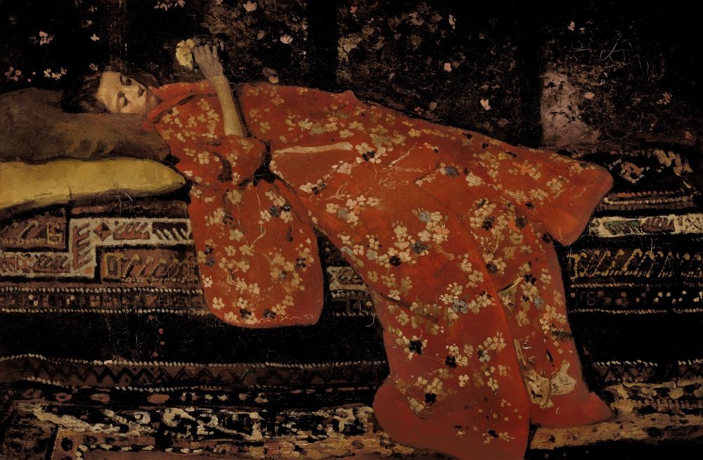Breitner: Meisje In Kimono - Onh