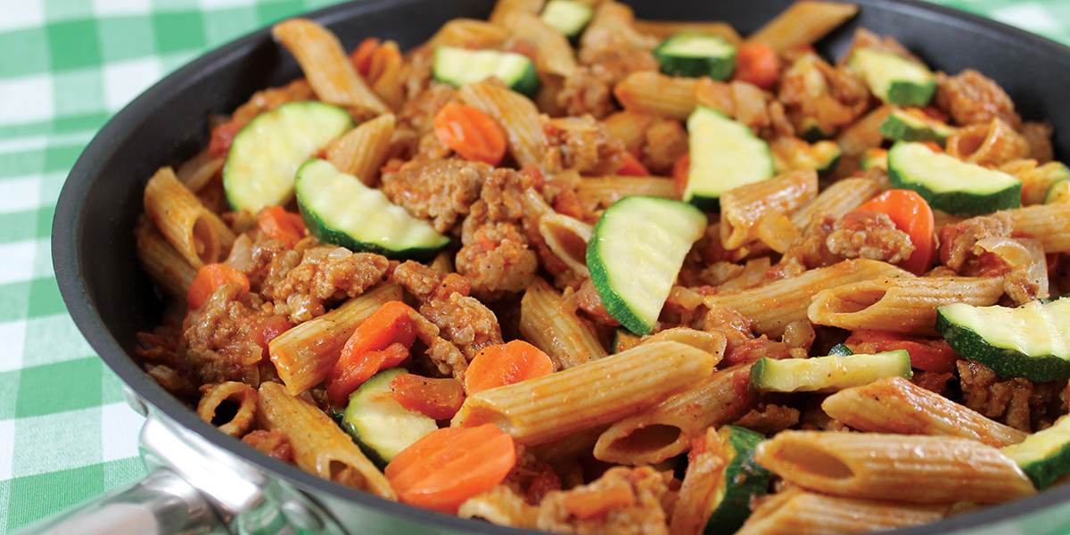 Pasta con Carne de Puerco Proyecto ONIE
