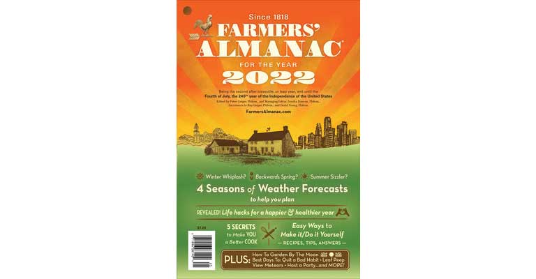 2022 Farmers' Almanac Now Available Onion World