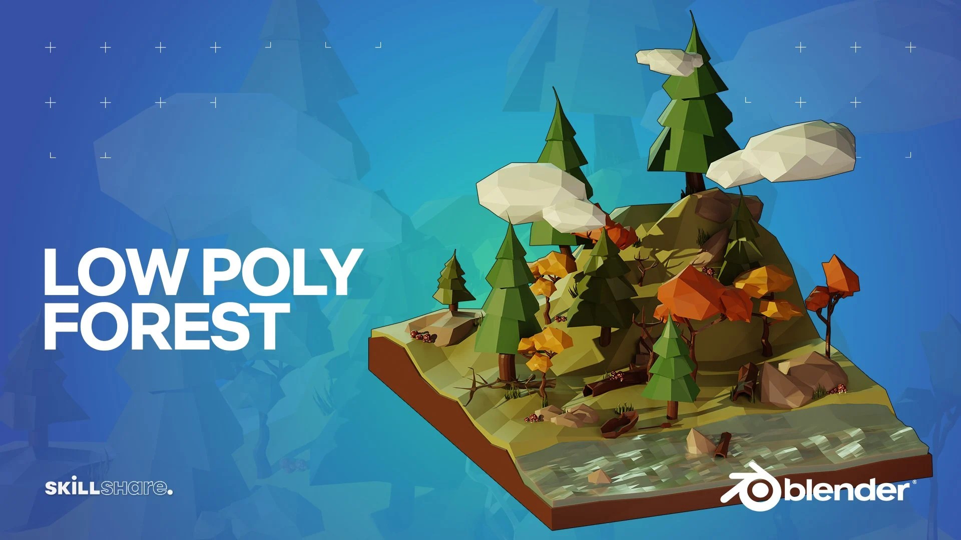 Create a Stunning LowPoly Forest In Blender