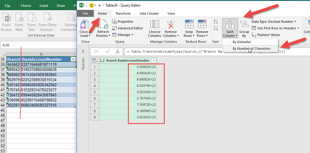 Split columns by fixed width • OnlineExcelTraining.AuditExcel.co.za
