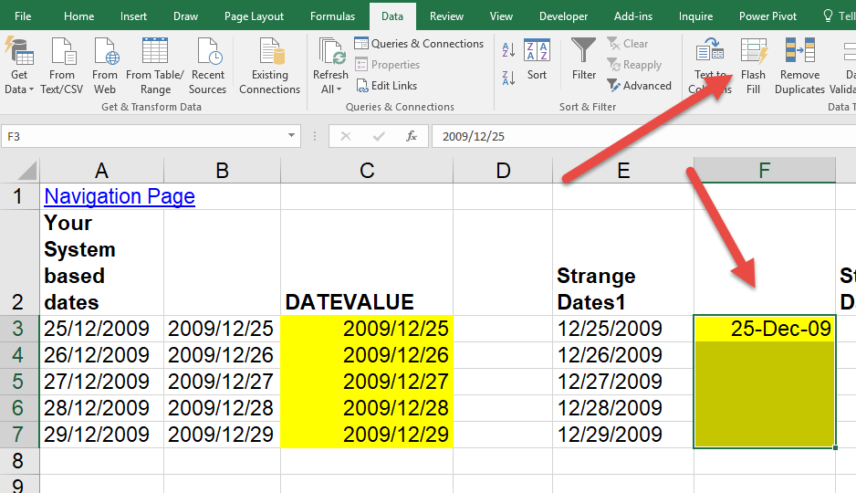 Force Excel to format a date to your version • OnlineExcelTraining