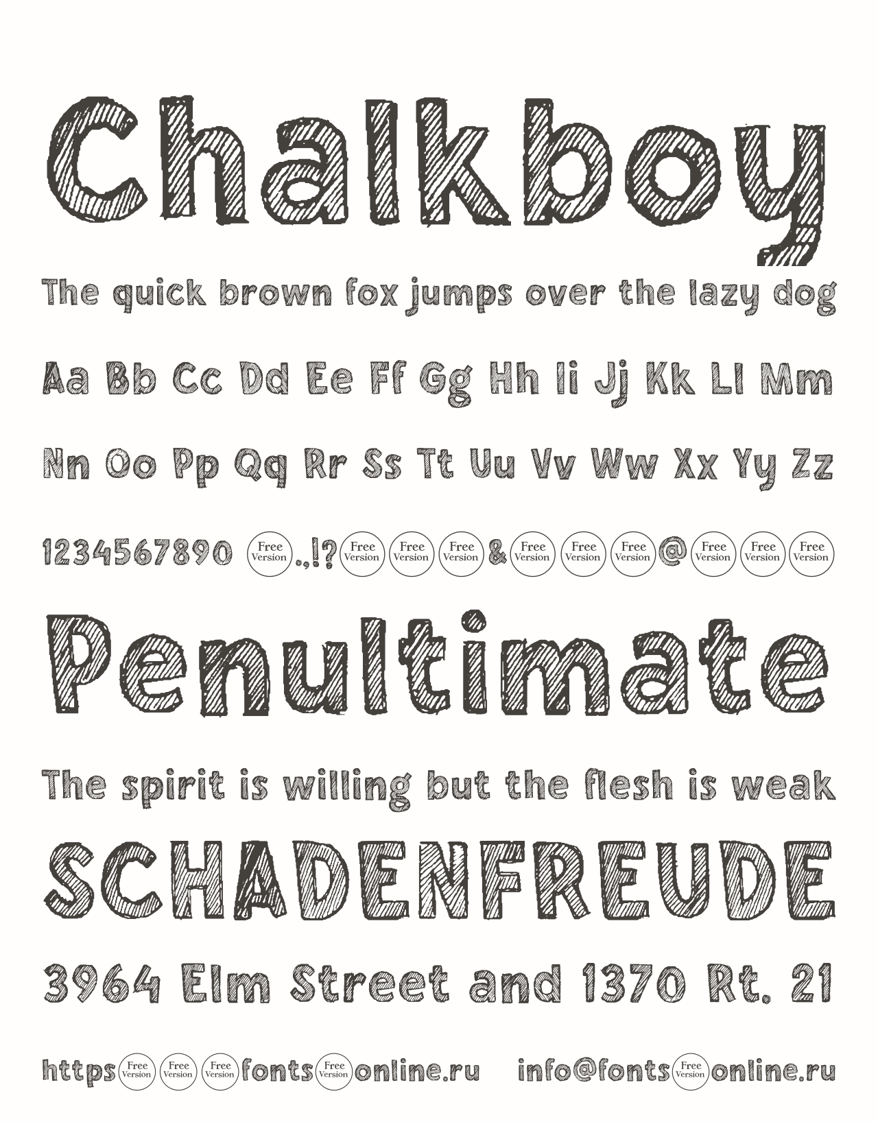 Chalkboy font