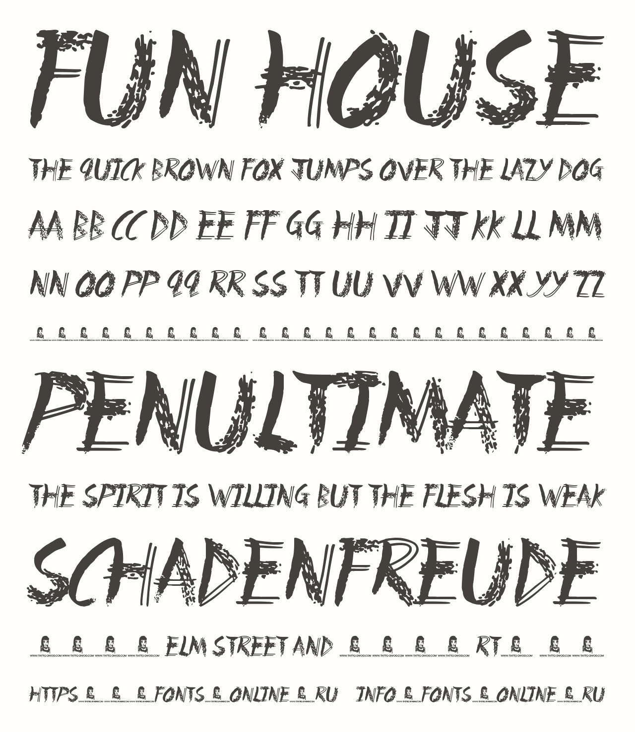 Fun House font