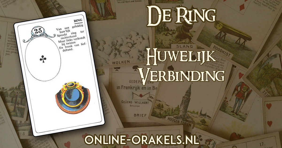 Lenormandkaart De Ring Lenormand Online Orakels