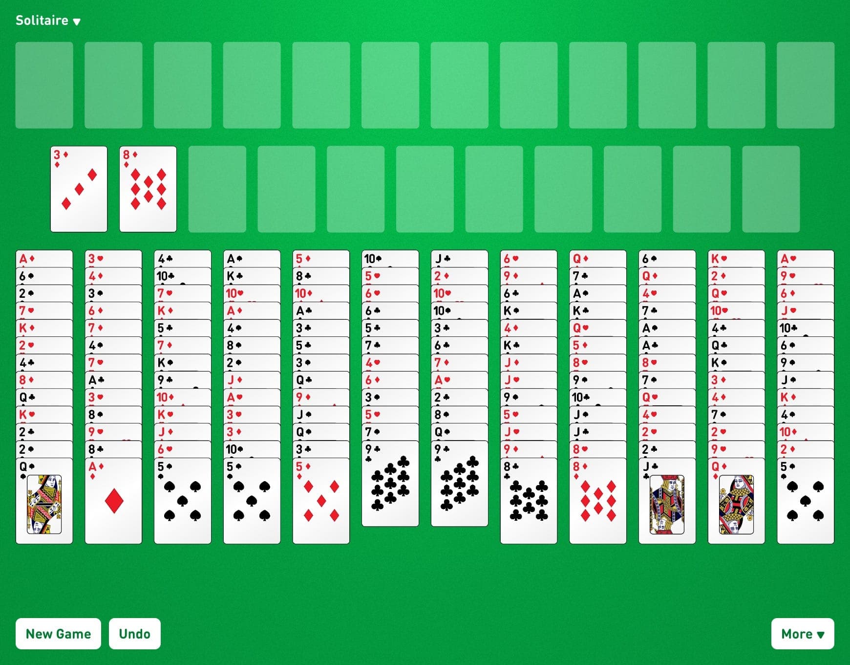 Cell Eleven Solitaire Play Online for Free