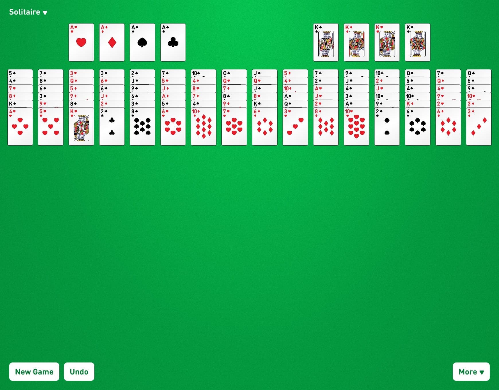 Crescent Solitaire Play Online for Free