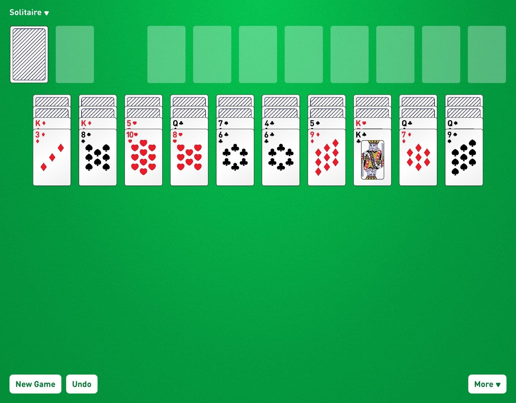Number Ten Solitaire Play Online for Free