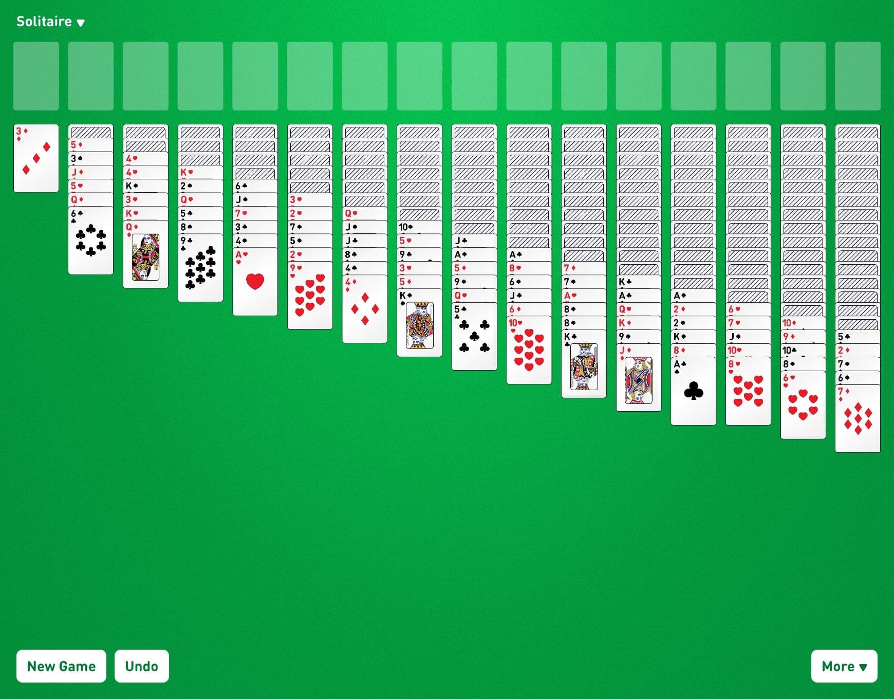 Quadruple Yukon Solitaire Play Online Free Solitaire Games
