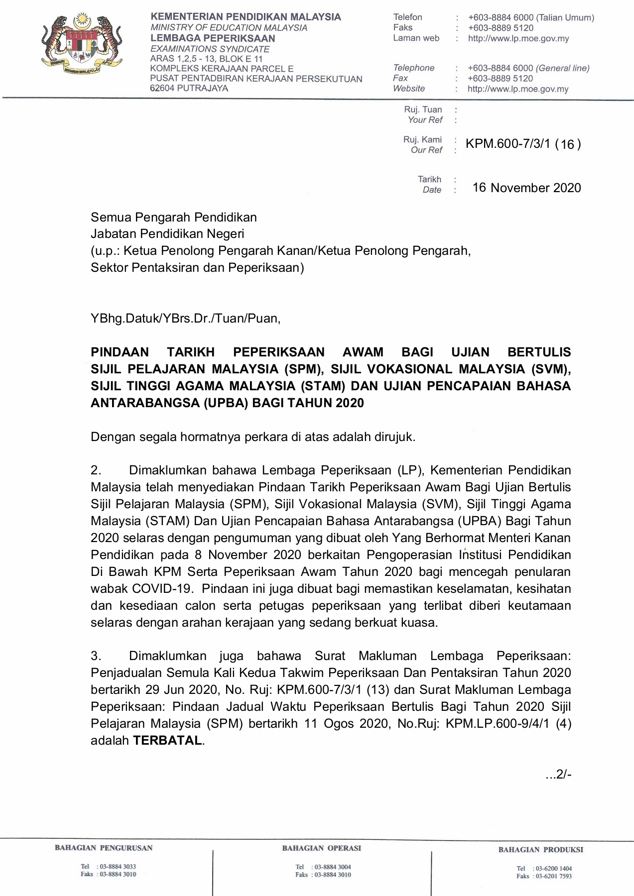 Spm 2020 Jadual Jadual Waktu Peperiksaan Spm 2019 Exam Date Exam