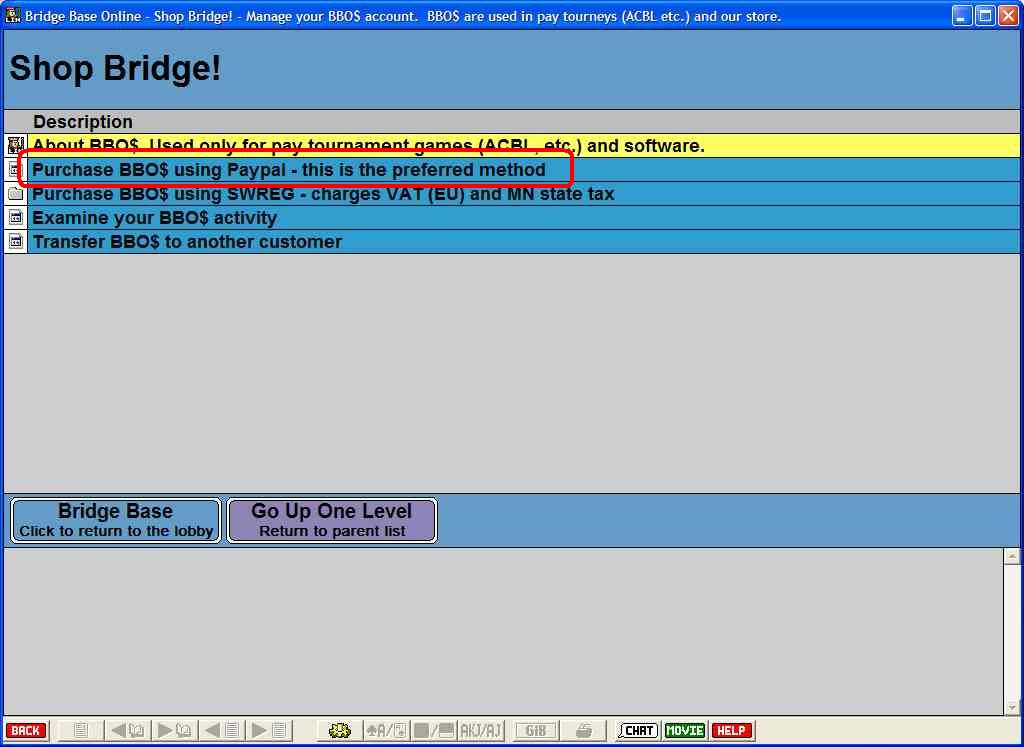 Bridge Base Online