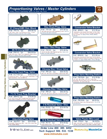Chevy Truck Proportioning Valve