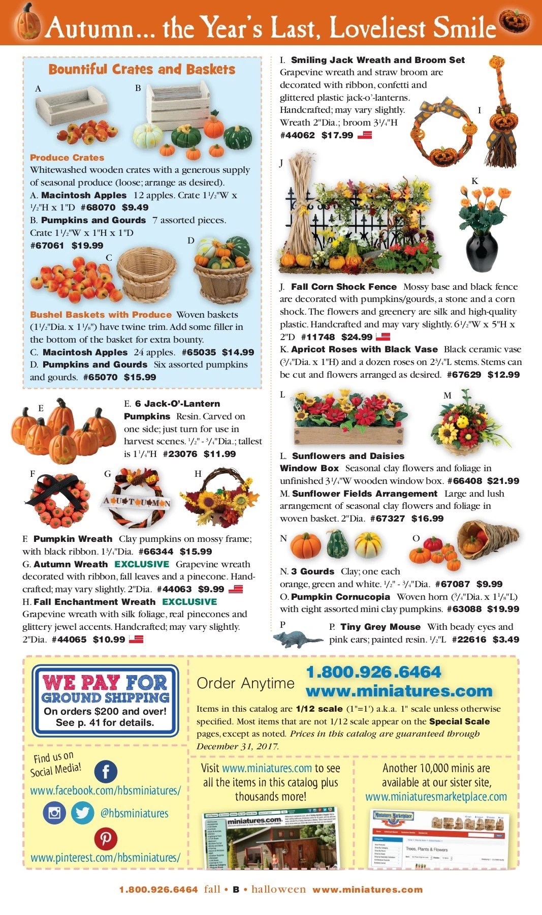 Hobby Builders Supply Fall Catalog