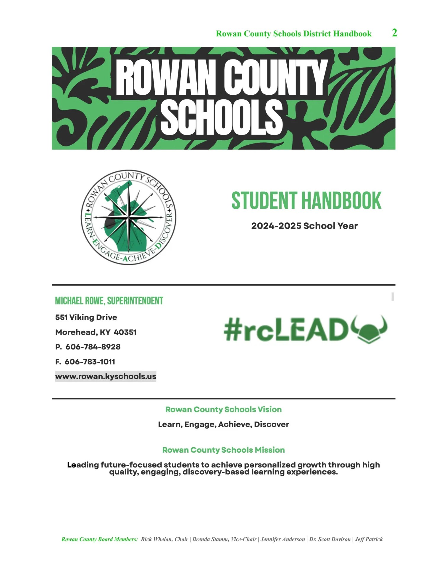Parents & Students Rowan County Schools
