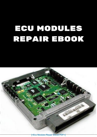 Ecu Modules Repair Ebook PDF