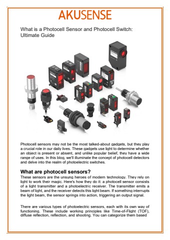 What is a Photocell Sensor and Photocell Switch - Flipbook by Akusense