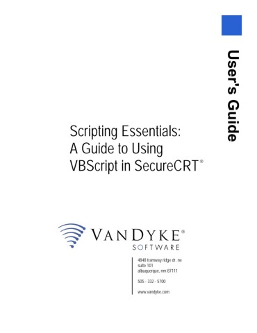 Popular SecureCRT Scripting Tutorial Flipbooks, eBooks, Magazines Free