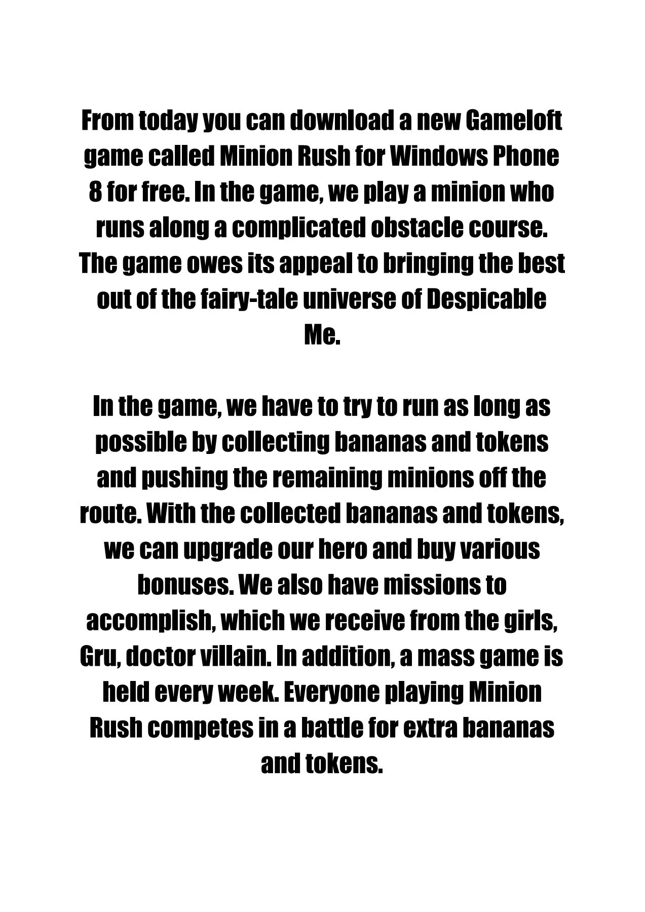 Minion Rush Cheats 2020