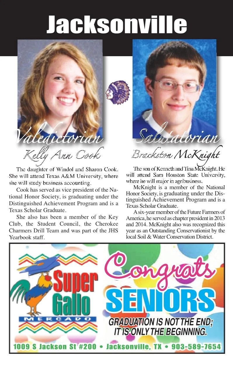 Jacksonville Daily Progress Graduation 2014(03)