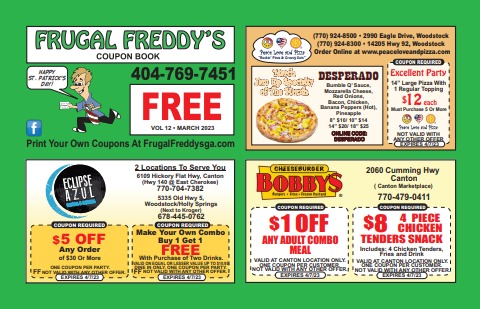 Frugal Freddy's March 2023 Issue