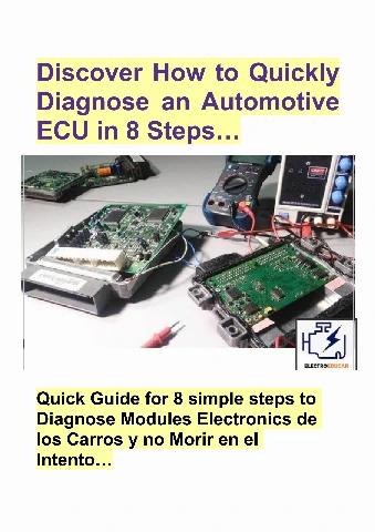 Discover how to repair automotive modules ECU in 8 steps