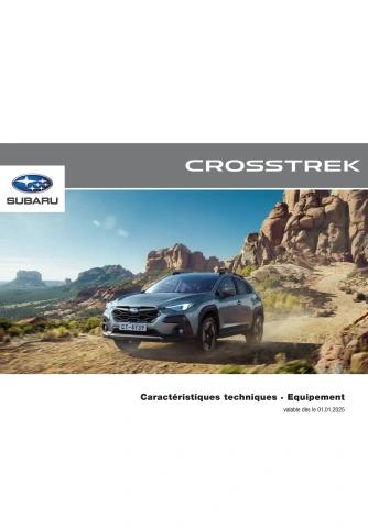 Crosstrek Caractéristiques techniques - Equipment