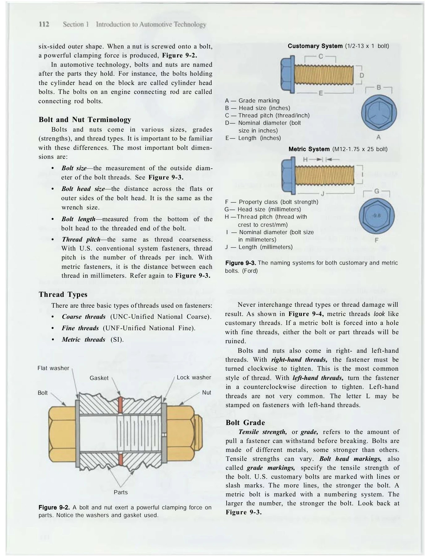 Chapter 9 Fasteners, Gaskets, Seals, and Sealants