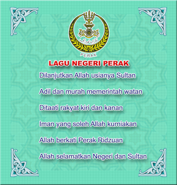 lirik lagu negeri perak